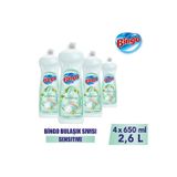 Bingo Sıvı Elde Bulaşık Deterjanı Sensitive 650ml X 4 Adet