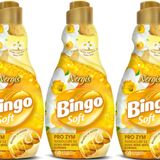 Bingo Soft Çamaşır Yumuşatıcı Konsantre 1440ML Nergis (3 Lü Set)