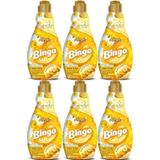 Bingo Soft Çamaşır Yumuşatıcı Konsantre 1440ML Nergis (6 Lı Set)
