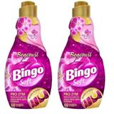 Bingo Soft Çamaşır Yumuşatıcısı, 1440 ml, Begonvil (2 paketi)