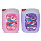Bingo Soft Çamaşır Yumuşatıcısı, 5L, Gül ve Lavanta Kokusu, 2'li Paket