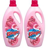 Bingo Soft Gülpembe Hipoalerjenik 30 Yıkama Çamaşır Yumuşatıcısı (1 x 3000 mL) (2 paketi)