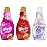 Bingo Soft Konsantre Çamaşır Yumuşatıcısı 1440 ml 3 Lü Karma Set - 1,44 lt