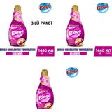 Bingo Soft Konsantre Çamaşır Yumuşatıcısı Begonvil 1440 ml x 3 Adet - 1,44 lt