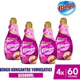 Bingo Soft Konsantre Çamaşır Yumuşatıcısı Begonvil 1440 ml X 4 Adet - 1,44 lt