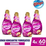 Bingo Soft Konsantre Çamaşır Yumuşatıcısı Begonvil 1440 ml X 4 Adet