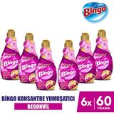 Bingo Soft Konsantre Çamaşır Yumuşatıcısı Begonvil 1440 ml X 6 Adet - 1,44 lt