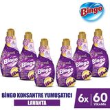 Bingo Soft Konsantre Çamaşır Yumuşatıcısı Lavanta 1440 ml X 6 Adet - 1,44 lt