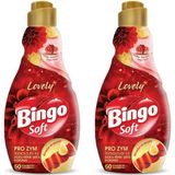 Bingo Soft Konsantre Çamaşır Yumuşatıcısı Lovely 1440 ml x 2 Adet - 1,44 lt
