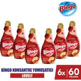 Bingo Soft Konsantre Çamaşır Yumuşatıcısı Lovely 1440 ml X 6 Adet - 1,44 lt