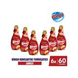 Bingo Soft Konsantre Çamaşır Yumuşatıcısı Lovely 1440 Ml X 6 Adet 6'Lı Set
