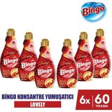 Bingo Soft Konsantre Çamaşır Yumuşatıcısı Lovely 1440 ml X 6 Adet