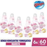 Bingo Soft Konsantre Çamaşır Yumuşatıcısı Manolya 1440 ml X 6 Adet - 1,44 lt