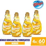 Bingo Soft Konsantre Çamaşır Yumuşatıcısı Nergis 1440 ml X 4 Adet - 1,44 lt