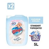 Bingo Soft Kuzumun Kokusu Çamaşır Yumuşatıcısı 5 Lt x 2 Adet Konsantre 50 Yıkama İçin Uygun