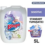 Bingo Soft Yumuşatıcı Sensitive 5L ( 50 Yıkama ) - 5 lt