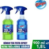 Bingo Sprey Yağ Çözücü 900 Mlx1 + Bingo Sprey Kireç Sökücü