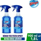 Bingo Tek Fısta Ultra Güçlü Kireç Sökücü Sprey 900 ml X 2 Leke ve Pas Yok Özelliğiyle