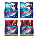 Bingo Ultra Beyaz ve Renkli Toz Çamaşır Deterjanı 1,5 kg 4 Lü Karma Paket