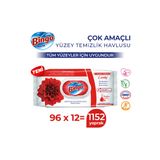 Bingo Yüzey Temizleme Havlusu Sevilen Kokular Lovely 96 Adetx12 (1152 Yaprak)