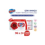 Bingo Yüzey Temizleme Havlusu Sevilen Kokular Lovely 96 Adetx3 (288 Yaprak)