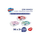 Bingo Yüzey Temizleme Havlusu Sevilen Kokular Lovely&Mutlu Yuvam&Ferah Evim 96 Adetx3 (288 Yaprak)