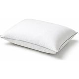 Binna Soft Cloud Support Biyeli Yastık 50X70 cm 1100 gr Boncuk Silikon Elyaf Dolgulu - Açık Gri - 50 x 70 cm