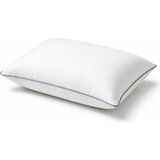 Binna Soft Cloud Support Biyeli Yastık 50X70 cm 1100 gr Boncuk Silikon Elyaf Dolgulu - Gri - 50 x 70 cm