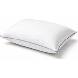 Binna Soft Cloud Support Biyeli Yastık 50X70 cm 1100 gr Boncuk Silikon Elyaf Dolgulu - Lila - 50 x 70 cm