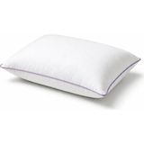 Binna Soft Cloud Support Biyeli Yastık 50X70 cm 1200 gr Boncuk Silikon Elyaf Dolgulu - Lila - 50 x 70 cm