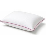 Binna Soft Cloud Support Biyeli Yastık 50X70 cm 1200 gr Boncuk Silikon Elyaf Dolgulu - Pembe - 50 x 70 cm