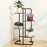 Bino 4 Katlı Metal Çiçeklik Bahçe Balkon Rafı