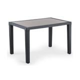 Bintaş Mobilya Antrasit 120x80 cm Bahçe Masası