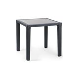 Bintaş Mobilya Antrasit 80x80 cm Bahçe Masası