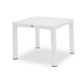 Bintaş Mobilya Beyaz Bahçe Masası 80x80 cm Bahçe Masası