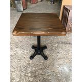 Bintaş Mobilya Ceviz Renk Kütük Cafe Masası Imalatı Istanbul 60X60.CM