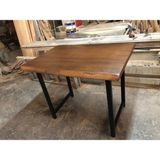 Bintaş Mobilya Doğal Kenar Kütük Bar Masası 120X80X105.CM