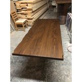 Bintaş Mobilya Göknar Ağacı Koyu Ceviz Rengi Kütük Masa Üstü Tablası 160X80.CM