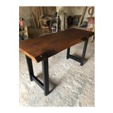 Bintaş Mobilya Gürgen Ağacı Ceviz Rengi Bar Masası Imalatı 70X180.CM