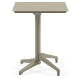 Bintaş Mobilya Katlanabilir Vizon Renk Kare 70x70 cm Bahçe Masası