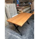 Bintaş Mobilya Kayın Rengi Kütük Masa 130X80.CM