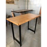 Bintaş Mobilya Kütük Ağaç Bar Masa 120X60X105.CM