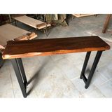 Bintaş Mobilya Kütük Ağaç Bar Masa Modeli 120X40.CM