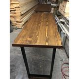 Bintaş Mobilya Kütük Bar Masası Ceviz Renk 60X140.CM