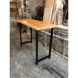 Bintaş Mobilya Kütük Bar Masası Naturel Kayın Rengi Ölçüsü 120X60.CM