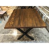 Bintaş Mobilya Kütük Cafe Restaurant Masası Imalatı 90X120.CM