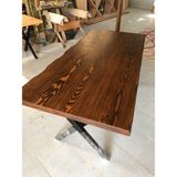 Bintaş Mobilya Kütük Masa Ceviz Rengi 130X75.CM