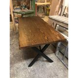 Bintaş Mobilya Kütük Masa Ceviz Rengi 80X150.CM