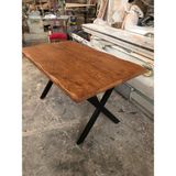 Bintaş Mobilya Kütük Mutfak Masası Açık Ceviz 120X75.CM