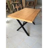 Bintaş Mobilya Kütük Mutfak Masası Naturel 75X120.CM